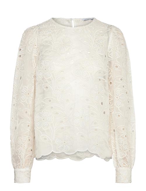 Bubbleroom | Puff Sleeve Embroidered Blouse | XS