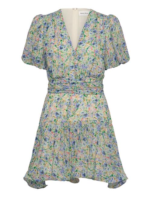 Malina | Lone V-Neck Chiffong Mini Dress | 44