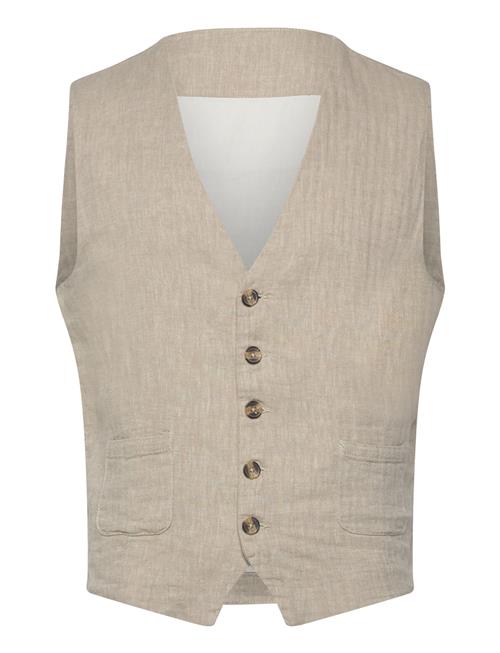 Lindbergh | Cotton Linen Waistcoat | XL