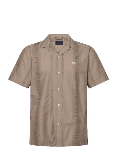 Lindbergh | Dobby Stripe S/S Resort Shirt | M