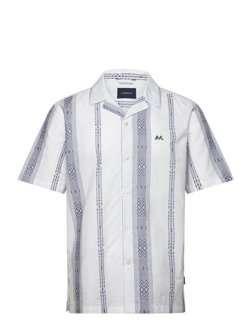 Lindbergh | Dobby Stripe S/S Resort Shirt | S