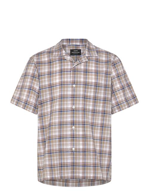 Mads Nørgaard | Loose Cotton Check Kenji Shirt Ss | XL