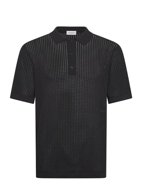 Lindbergh | Crochet Knitted S/S Polo | L