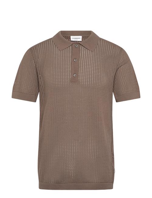 Lindbergh | Crochet Knitted S/S Polo | S
