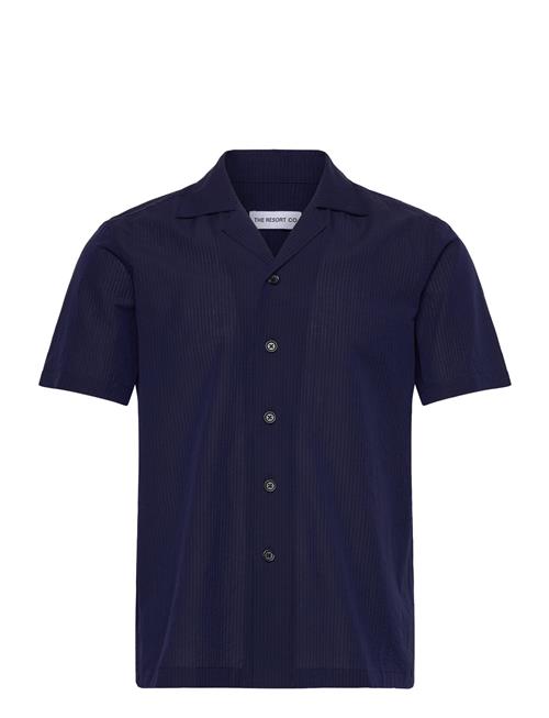 The Resort Co. | Seersucker Resort Shirt Navy | M