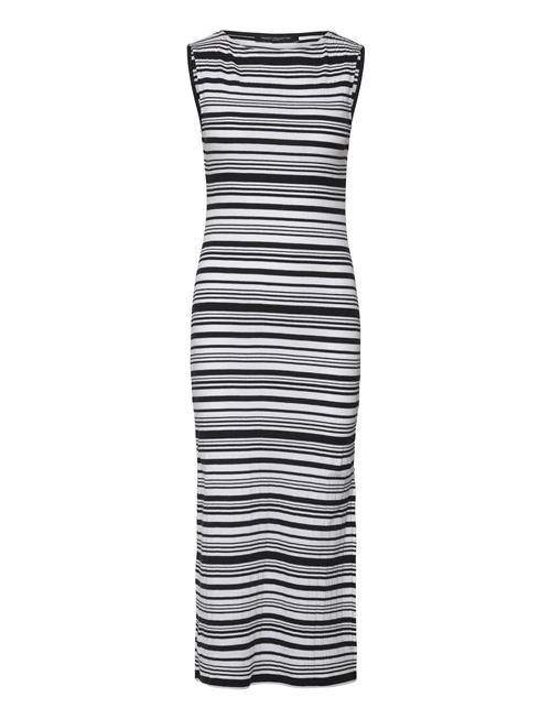 French Connection | Sasia Rib Stripe Slvss Dress | S