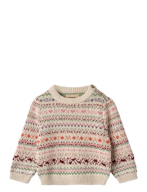 Wheat | Jacquard Pullover Olga | 92