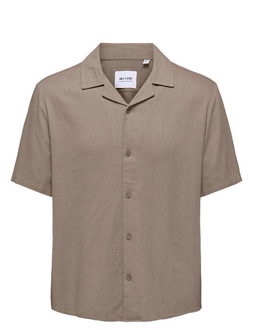 ONLY & SONS | Onskari Resort Ss Shirt Visc Lin 0075 Cs | S