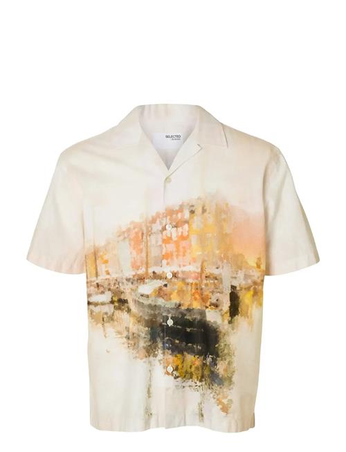 Selected | Slhrlxcarl Aop Ss Shirt | L