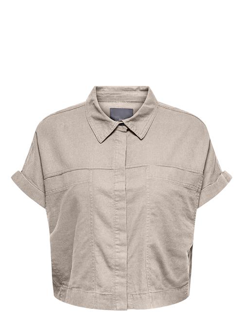 ONLY Carmakoma | Carcaro S/S Linen Bl Boxy Shirt | 42