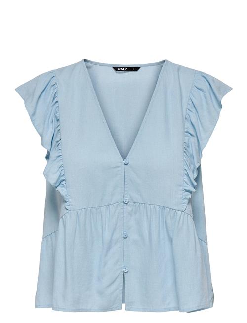 ONLY | Onlrian Flonce S/S Top Wvn | S