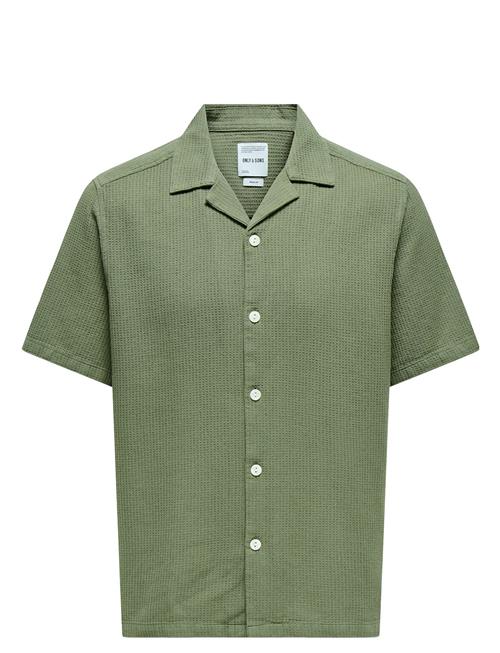 ONLY & SONS | Onsbertil Waffle Ss Resort Shirt | M