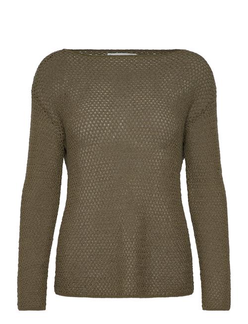 Mango | Openwork Knitted Boat-Neck Sweater | XS