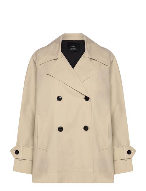 Mango | Short Double-Breasted Trench Coat | L
