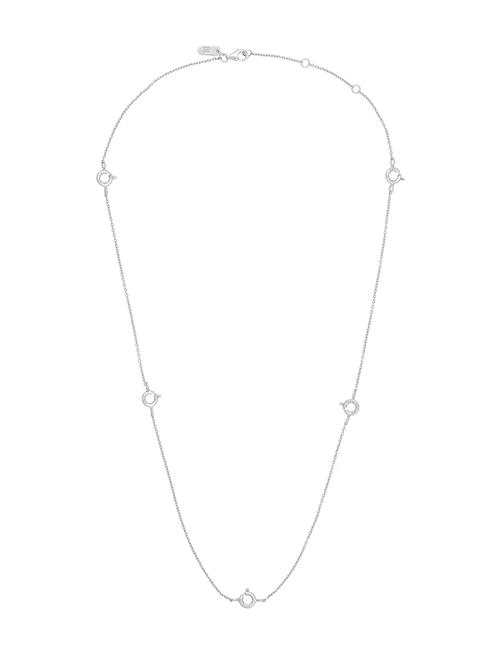 Design Letters | Ruth Anchor Charm Lock Necklace, Silver | ONE SIZE