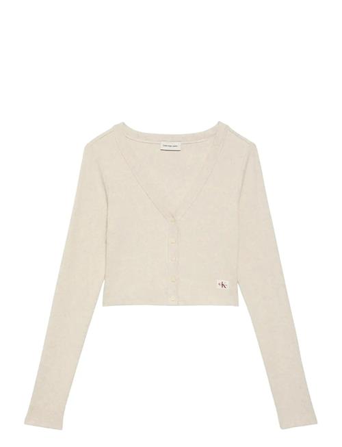 Calvin Klein Jeans | Ls Woven Label 2X2 Baby Rib Card | XXS