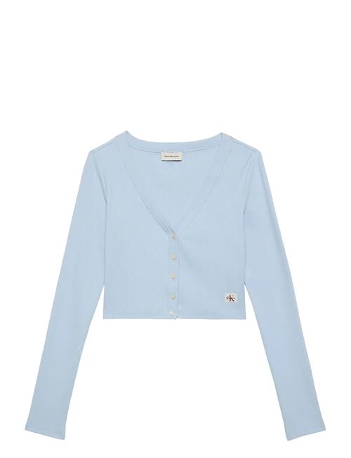 Calvin Klein Jeans | Ls Woven Label 2X2 Baby Rib Card | XXS