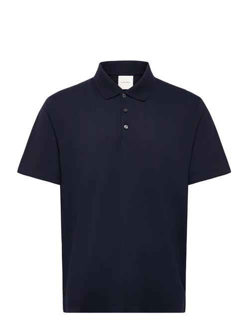 Calvin Klein | Ss Stripe Strech Jacquard Polo | S