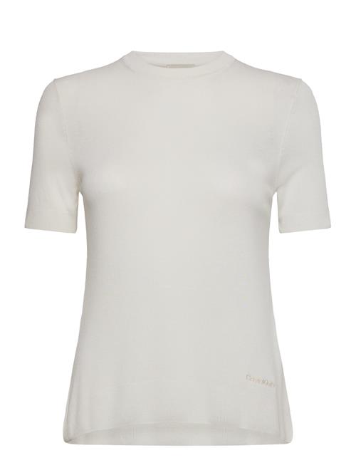 Calvin Klein | Fine Gauge Viscose Short Sleeve | L