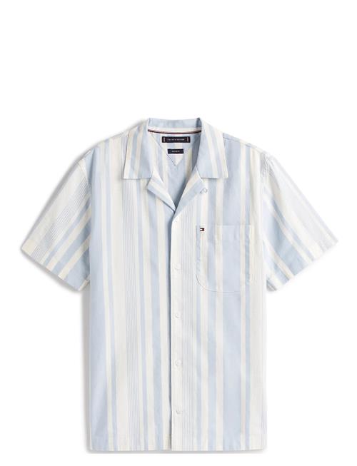 Tommy Hilfiger | Striped Camp Collar Ss Shirt | M