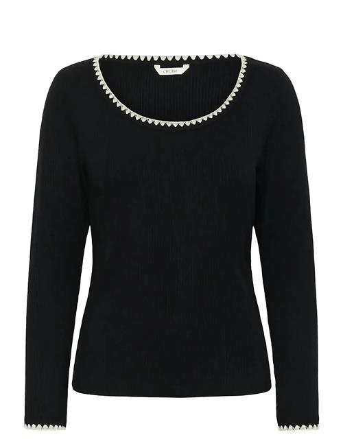 Cream | Crribba Embroidery Ls T-Shirt | XL