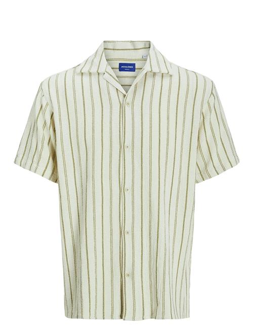 Jack & Jones | Jjecoba Stripe Resort Shirt Ss Sn | XS