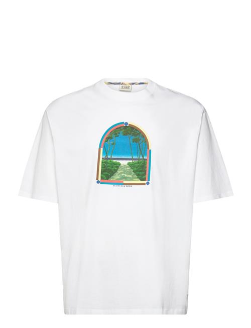 Scotch & Soda | Loose Fit Front Chest Artwork T-Shirt | XXL