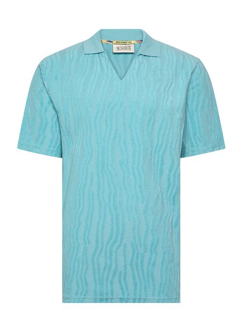 Scotch & Soda | Jacquard Cotton Terry Relaxed-Fit Polo | L