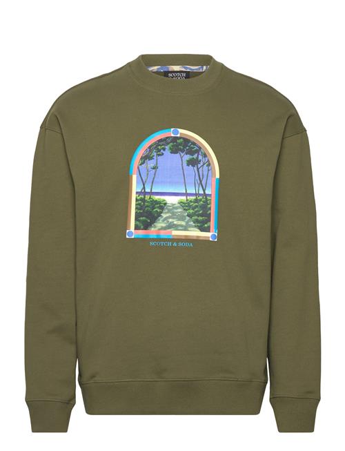 Scotch & Soda | Relaxed-Fit Front Artwork Sweatshirt | S