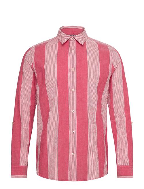 Scotch & Soda | Crinkled-Stripe Regular Fit Shirt | XL