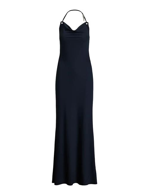 Lauren Ralph Lauren | Jersey Cowlneck Halter Gown | 38