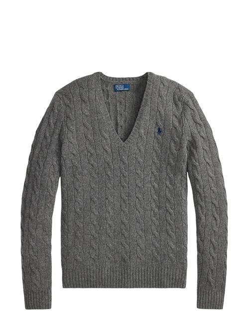 Polo Ralph Lauren | Cable-Knit Wool-Cashmere V-Neck Sweater | M