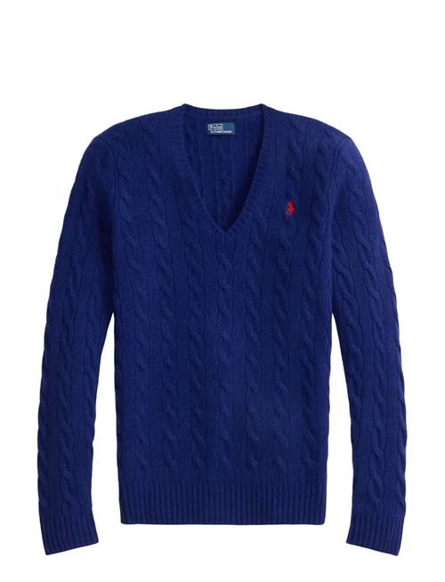Polo Ralph Lauren | Cable-Knit Wool-Cashmere V-Neck Sweater | XL
