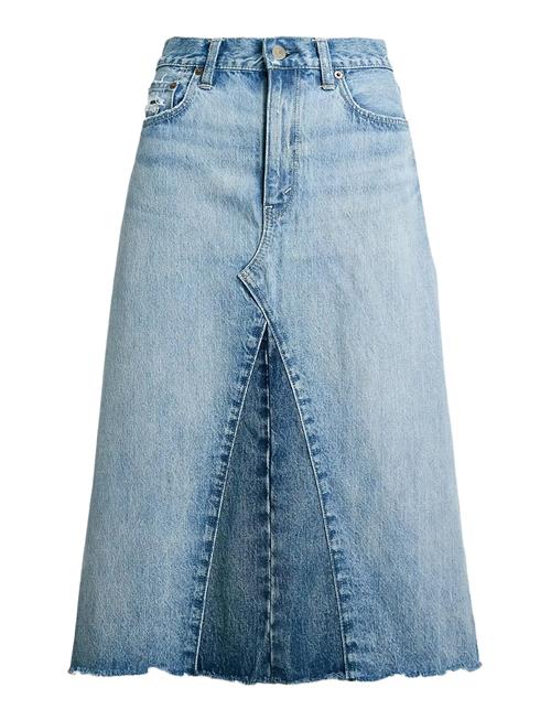 Polo Ralph Lauren | Paneled Denim A-Line Skirt | 27