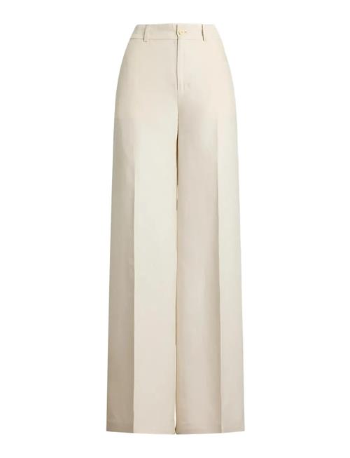 Lauren Ralph Lauren | Linen-Blend Twill Wide-Leg Pant | 34