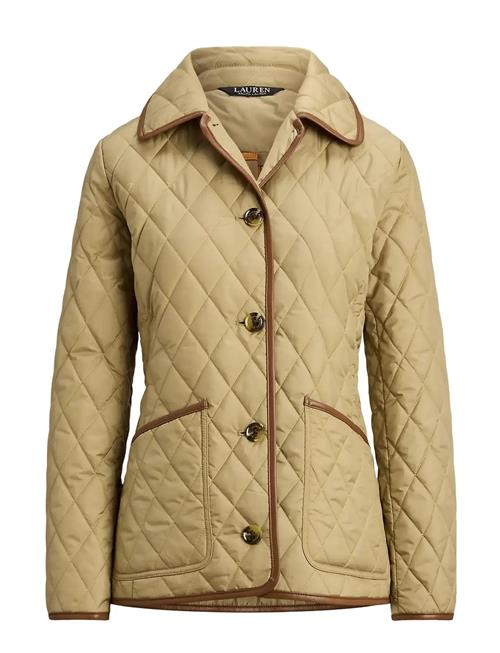 Lauren Ralph Lauren | Faux-Leather-Trim Diamond-Quilted Jacket | L