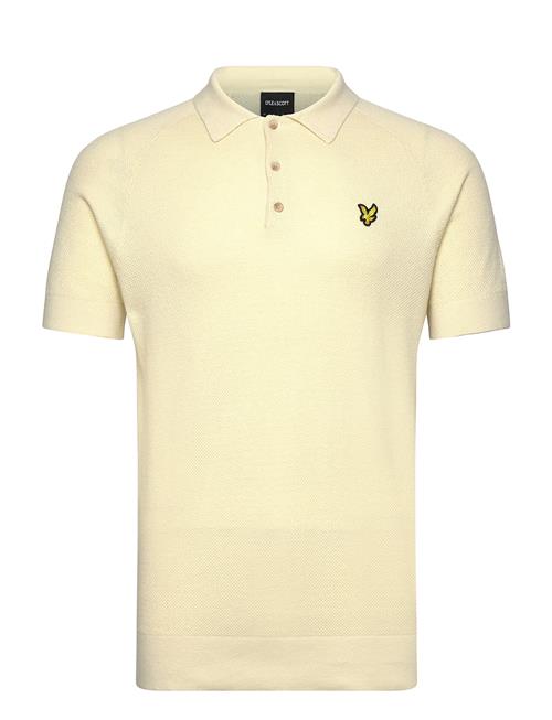 Lyle & Scott | Linen Blend Knitted Polo | XL