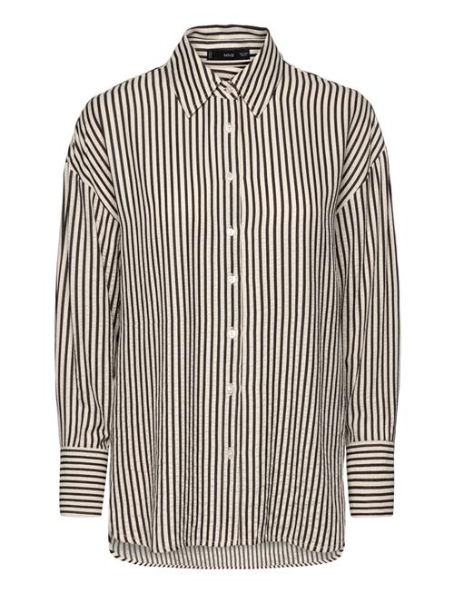 Mango | Striped Textured Shirt | XS