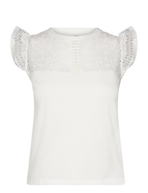 Mango | Openwork Neckline Cotton Top | S