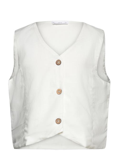 Mango | Cropped Waistcoat With Buttons | 140