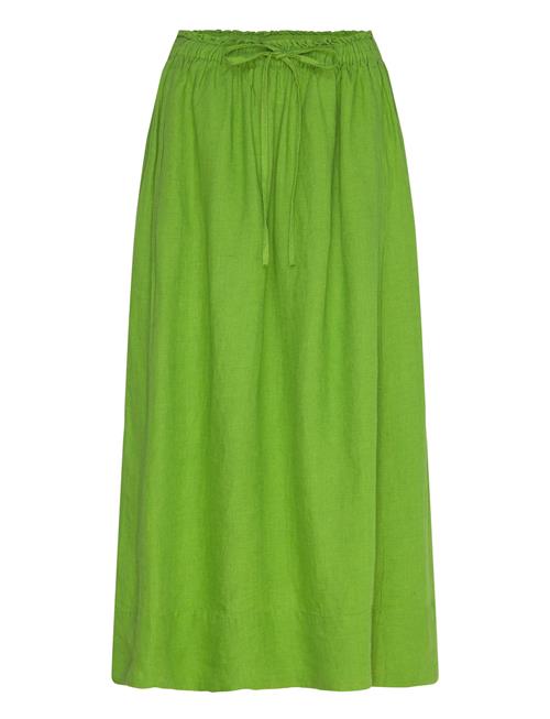 Selected | Slflinna Mw Midi Linen Skirt B | 34