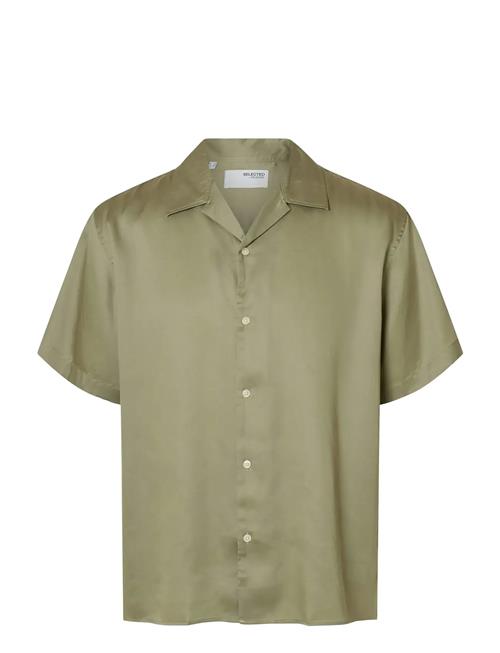 Selected | Slhrlxcharlie Satin Ss Shirt Resort | S