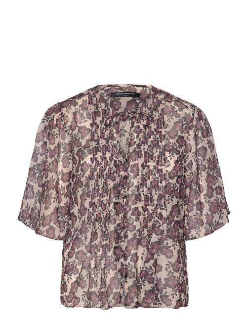 French Connection | Elyse Hallie Crinkle Ss Top | 38