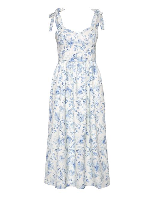 French Connection | Serenity Dale Crepe Midi Dress | 40