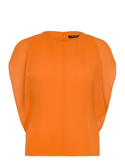 French Connection | Eden Georgette Flutter Slv Top | 34