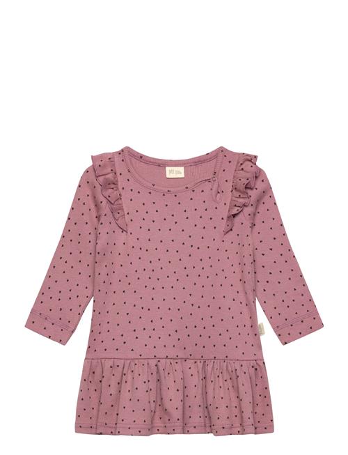 Petit Piao | Dress L/S Frill Modal Heart | 104