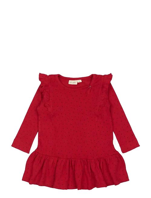 Petit Piao | Dress L/S Frill Modal Heart | 122