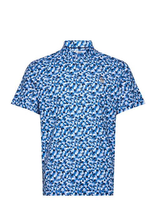 Original Penguin Golf | Underwater Mosaic Geo Polo | S