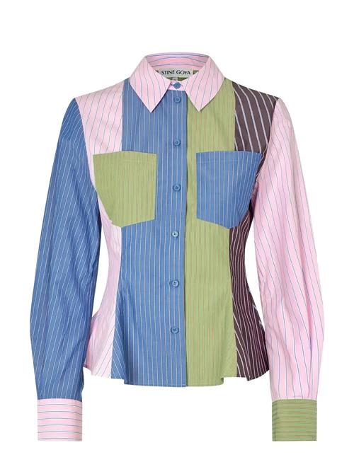 STINE GOYA | 2405 Multi-Stripe Shirting, Pocket | M