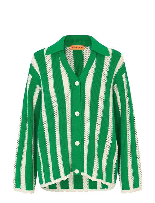 STINE GOYA | 2380 Crochet Texture Knit, Knit Col | XS